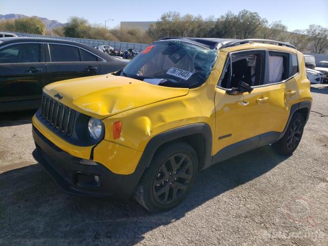 Jeep Renegade Latitude 2018 Yellow 2.4L 