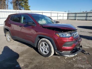 Jeep Compass Sport 2022 Red 2.4L