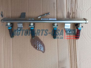 Паливна рейка 4593987AC паливні форсунки 04593986AB cкоба кріплення 53032905AA Jeep Compass 2017-2022 2.4 комплект оригінал