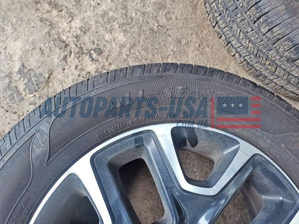 Оригінальний комплект колісних дисків R17 Jeep Compass TrailHawk 2019 с резиною GoodYear Reliant all season