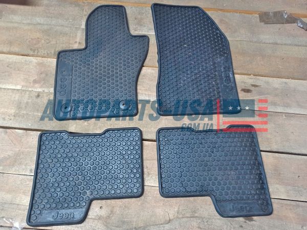 Гумові килимки для авто салону Jeep Renegade 2015-2022 735697297 Оригінальні 
